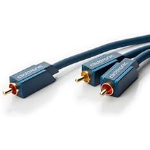 Clicktronic Casual - Cable para subwoofer (de 1 RCA a 2 RCA, 1 m)