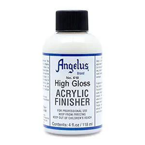 Angelus Brand Acrylic Leather Paint High Gloss Finisher No. 610 - 4oz