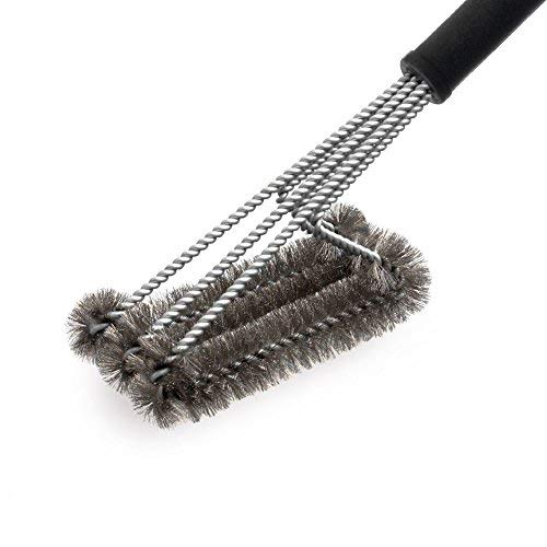 spécifications butefo® -bbq Brosse à barbecue 45,7 cm -3 Pinceaux en acier inoxydable 1-the Best Barbecue Grill cleaner-perfect pour char-broils, Weber, en porcelaine et infrarouge grills-best Nettoyant pour Barbecue Accessoires Outils