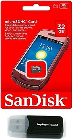 SanDisk 32GB MicroSD HC MicroSDHC Memory Card 32G (32 Gigabyte) works with Motorola Moto E Moto G LTE Nokia Lumia Icon X X+ XL Lumia 930 635 630 530 X2 with Everything But Stromboli Reader