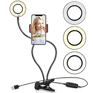 Simxen Big LED Ring Light for Camera, Phone TIK tok YouTube Video Shooting and Makeup