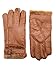 Produktbild YISEVEN Herren Shearling Winterhandschuhe mit Warm Gefüttert Winter Lammfell Leder Autofahrer Handschuhe, Cognac M