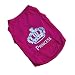Produktbild Haustier Hund Kronprinzessin T Shirt Weste Sommer Mantel Outfit Welpen Hemd beilufige nette weiche