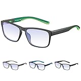 【Alivie la fatiga ocular】 Las gafas de la computadora minimizan la fatiga ocular causada por la luz azul dañina dispersada desde las pantallas digitales. Excelente para aliviar el malestar visual, la fatiga, la visión borrosa y el dolor de cabeza al usar una computadora durante mucho tiempo. Excelente para los trabajadores de oficina o cualquier persona que tenga que mirar una pantalla todo el día.