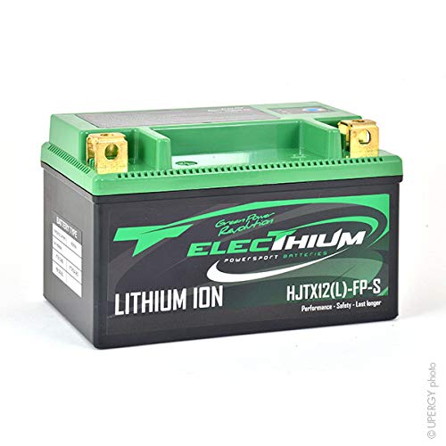 Skyrich - Batería moto Lithium YTX12-BS 12V 12Ah HJX12