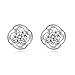 Produktbild ZYCZ 999 Sterling Silber Vier Blatt Gras Nagel weiblichen Temperament hundert Ohrringe Silber Schmuck ry/Exquisite Geschenkbox