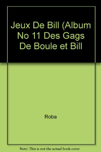 couverture de : Jeux de Bill