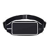 AUKEY Sport Hüfttasche 5,5 Zoll Transparent Touch Screen Gürteltasche Sport für iPhone 6 / 6 Plus, Samsung geeignet für Fitness, Laufen und andere Outdoor ( Schwarz )