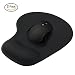 Produktbild GIM Mauspad 2er Pack Gel Handgelenk Ergonomisches Mauspad Handauflage Mousepad Büro Zubehör Gaming Schwarz