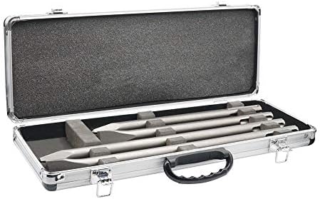 Excel SDS Max Chisel Point 4 Piece Drill Bit Set in Metal Case EXD-40559