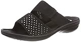  Rieker Damen 608K8 Pantoletten, Schwarz (Schwarz/Silver), 37 EU