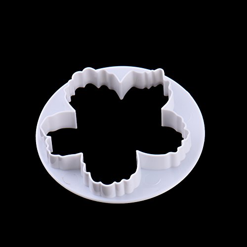 Fondant Kuchen Ausstechformen Dekoration Stempel DIY Modellierwerkzeug Tortendeko LianLe (4 Stk Pfingstrose) - 5