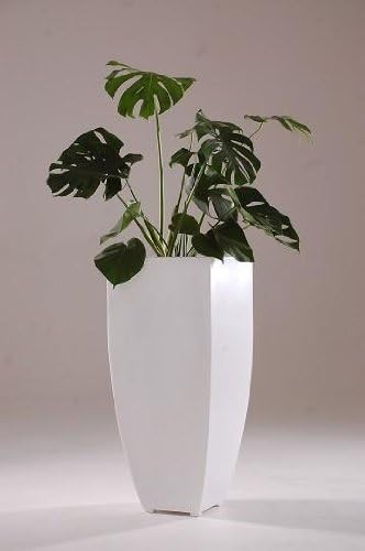 Vivanno Planters Planters Made Of Fiberglass "Cubic" White 90Cm