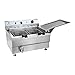 Produktbild Royal Catering RCBG 30-2-B STH Fettbackgerät Fritteuse Friteuse Gastronomie (33 L, 9000 W, 400 V, Ablasshahn, Edelstahl, 2 Körbe)