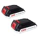 Produktbild FLAGPOWER 18V 2000mAh Werkzeug Akku für BLACK & DECKER LBXR20 BL2018-XJ GKC1825L GTC1850L20 STC1820 EGBL 188KB EGBL 188K Li-ion Batterie 2.0Ah Accu (2 Stück)