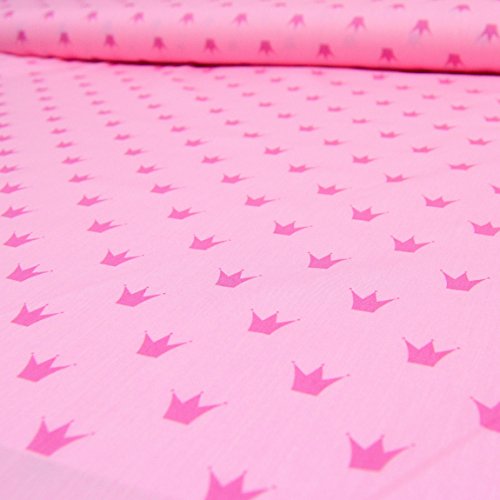 Baumwoll-Stoff „Antonia – Krone“ aus 100% Baumwolle / Kinder-Stoff / Öko-Tex / Meterware ab 50cm / ZX-3-10 - 3