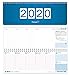 Produktbild Wochen-Tischkalender 2020 im Quer-Format | 1 Woche 2 Seiten | Wochenkalender in blau/weiß, 29,7 x 10,5 cm | Schreibtisch-Kalender fürs Büro und Zuhause mit vielen Zusatzinfos und Sprüchen