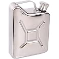 5oz Stainless Steel Oil Jerry Can Liquor Hip Flask Pocket Whiskey Flask Flagon for Men Climbing Bar Party Drinker