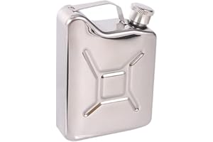 N\A 142 ml Edelstahl Öl Kanister Likörflasche Tasche Whiskey Flachmann Flagon für Männer Kletterbar Party Trinker