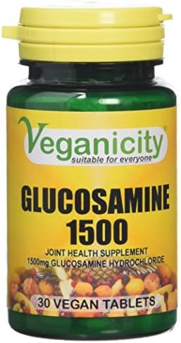 Veganicity Glucosamine HCL 1500mg Joint Health Supplement - 30 Tablets