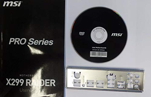 Preisvergleich Produktbild MSI X299 Raider MS-7A94 - Handbuch - Blende - Treiber CD