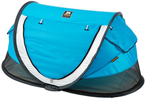 Preisvergleich Produktbild DERYAN Peuter Reisebett blau
