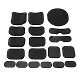Asixx Helmet Pad, Replacement Universal 19pcs Soft and Durable EVA Foam Pads Suitable for Fast Helmet and Other Modifications Helmets