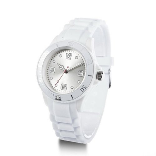 Gleader Reloj de Pulsera Deportivo Clasico Banda de Silicona Unisex