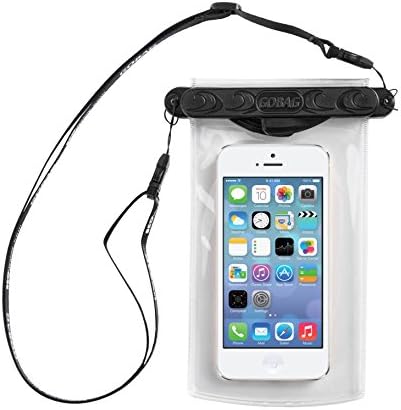 GoBag Minnow Magnetic Self-Sealing Dry Bag, Black, 3.5" Wide x 6" Tall