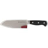 Sabatier Edgekeeper Stainless Steel Self-Sharpening Utility Knife 12cm , Ideal for Mincing Herbs, Cutting Vegetables and File