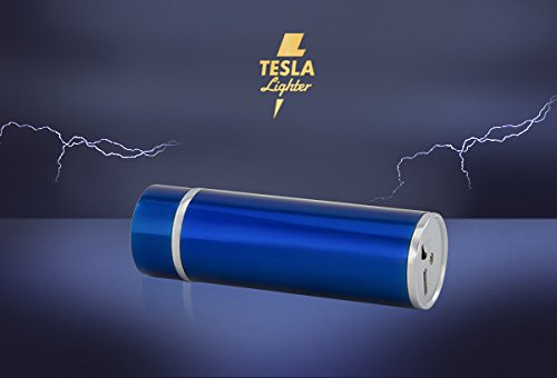 Tesla-Lighter T02 Lichtbogen Feuerzeug USB Feuerzeug Arc Lighter elektronisches Feuerzeug wiederaufladbar Blau - 3