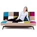 Produktbild MACO Schlafsofa Stoff Karomuster bunt/multicolor - Gästebett Schlafcouch Klappcouch