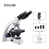Bessere Beobachtung: N.A=1,25 Abbe Kondensator mit Irisblende bietet bessere und größere Lichtverhältnisse. Einstellbares Durchlicht LED Beleuchtung kann unterschiedlicher Beleuchtungsanforderungen erfüllen. 55 bis 75mm verstellbarer Pupillendistanz, 30 ° geneigter 360 ° schwenkbarer binokularer Auszug ermöglicht jederzeit eine bequeme Beobachtungsposition.