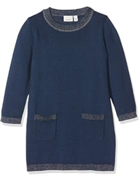 NAME IT Baby-Mädchen Kleid Nitfesiri Ls Knit Dress Mini