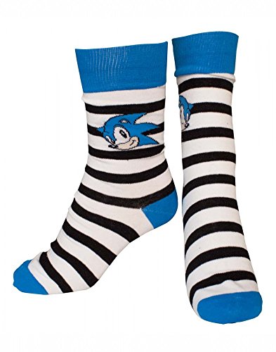 Preisvergleich Produktbild Bioworld Sonic Socken gestreift 43 / 46