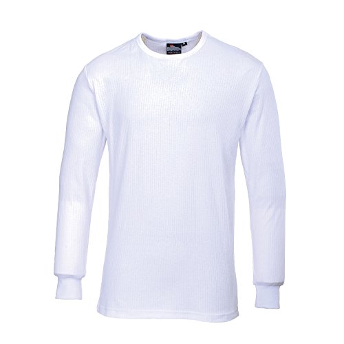 Preisvergleich Produktbild Portwest b123whrxxl Shirt Langarm Wärme, Weiß, XXL
