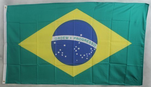 Flagge Fahne ca. 90x150 cm : Brasilien Brasilienflagge Nationalflagge Nationalfahne