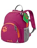 bequemes Tragesystem  Jack Wolfskin Kinder Buttercup Rucksack, fuchsia, One Size