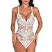 Produktbild Amcool Sexy Dessous Damen Stickerei Garn Push up Dessous Bodysuit Reizwäsche Nachtwäsche Body Lingerie Body Einteiliger Pyjama Erotische Dessous