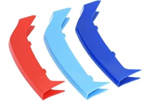HIBEYO Inserto in ABS per griglia anteriore del radiatore, strisce per BMW Serie 4 F36 F33 F32 2014 – 2019 (9 barre), copertura per griglia anteriore e griglia di acconciatura, decorazione