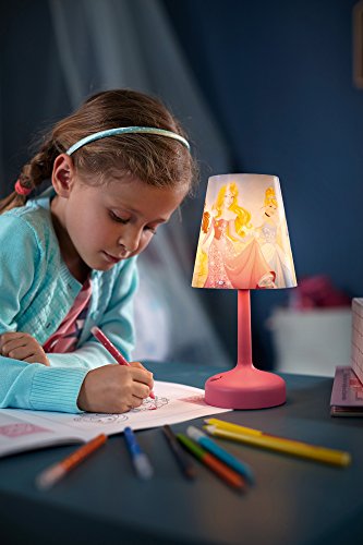 Philips Disney Princess LED Tischleuchte / Nachttischleuchte Plastik 0.6 W Pink 717962816 - 6