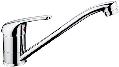 Alfred Victoria Modern Kitchen Mixer Brass Taps V77 - Chrome Finish