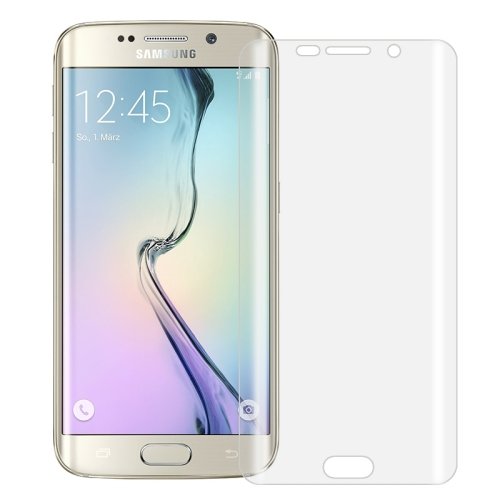 Eloja® 3 x Samsung Galaxy S7 Edge 3D vorgerundet Klar Folie Crystal Clear Schutzfolie Vollschutz PET