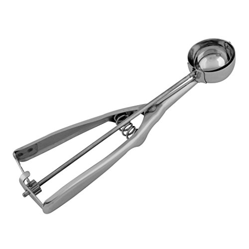 vlunt Edelstahl Scoop für Ice Cream Mash Lebensmittel Löffel Küche Ball, edelstahl, Set of 3 (S M L) - 6
