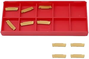 EAWFGTUW Präzisionsschneiden mit MGMN200 G Hartmetall-Einsätzen, 10 Stück, einfach zu wechseln