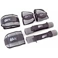 Lot De 2 Poids De Poignet/cheville Réglables - 0,45 Kg Chacun, Total 0,9 Kg, Pour Fitness, Yoga - 4