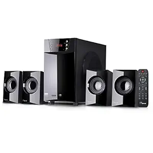 N/W 4.1 Channel Theater Speaker System Bluetooth Satellite PC Gaming Speakers Set 10W SD/FM/USB/HDMI Amplifier Surround Sound DIY Subwoofer 40W 3D Audio Stereo Soundbar Group Karaoke Kit Speakers