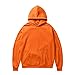 Produktbild SHINEHUA Herren Herbst Elegante, Männer Frau Winter Weihnachtsmann Claus Drucken Lange Ärmel Kapuzenpulli Tops Bluse Streetwear Menswear Autumn/Winter Sweater Hoodie Jacket(Orange,M)