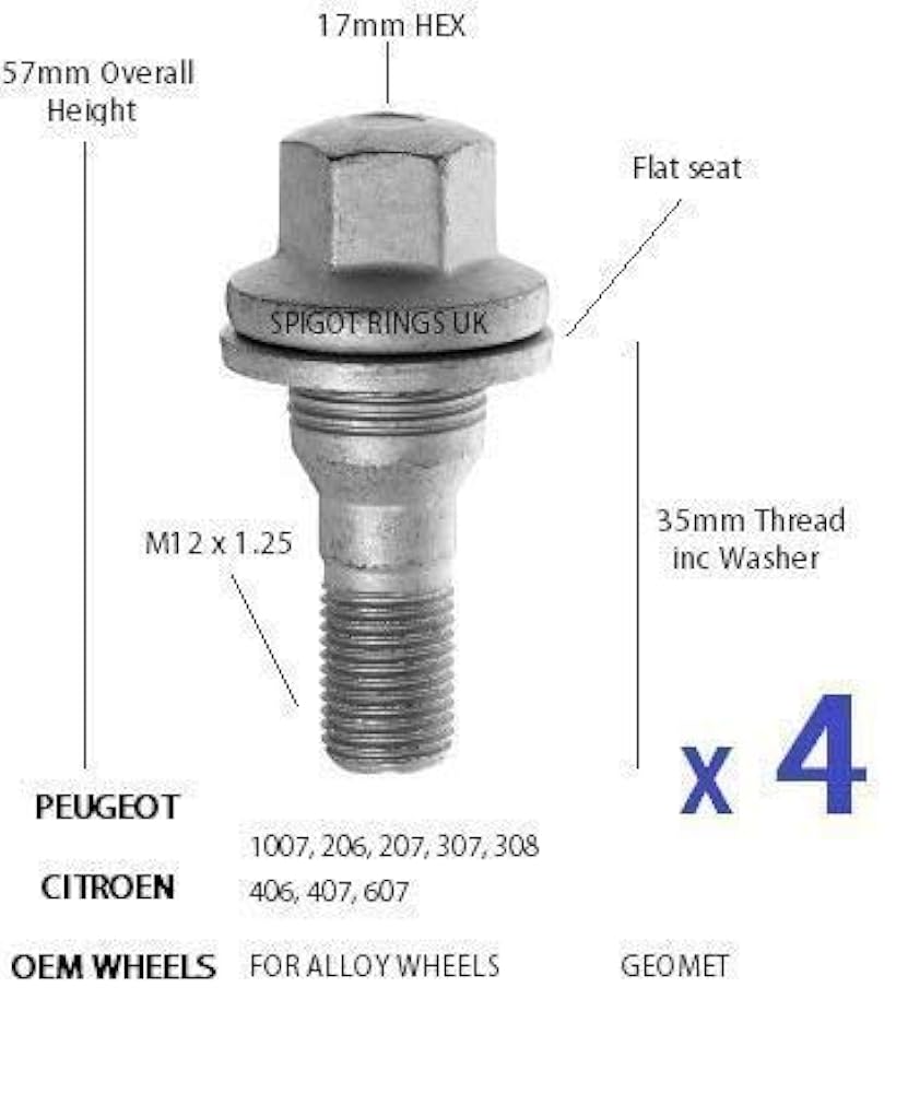 болт колесный м14/1,5/28 внутренний шестигранник. 5 для литых дисков. колесный болт пежо 206 1. пежо 307 sw болт колесный. 5 для логан.