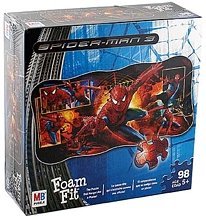 Preisvergleich Produktbild Spiderman 3 Foam Fit 98 Piece Wall Puzzle